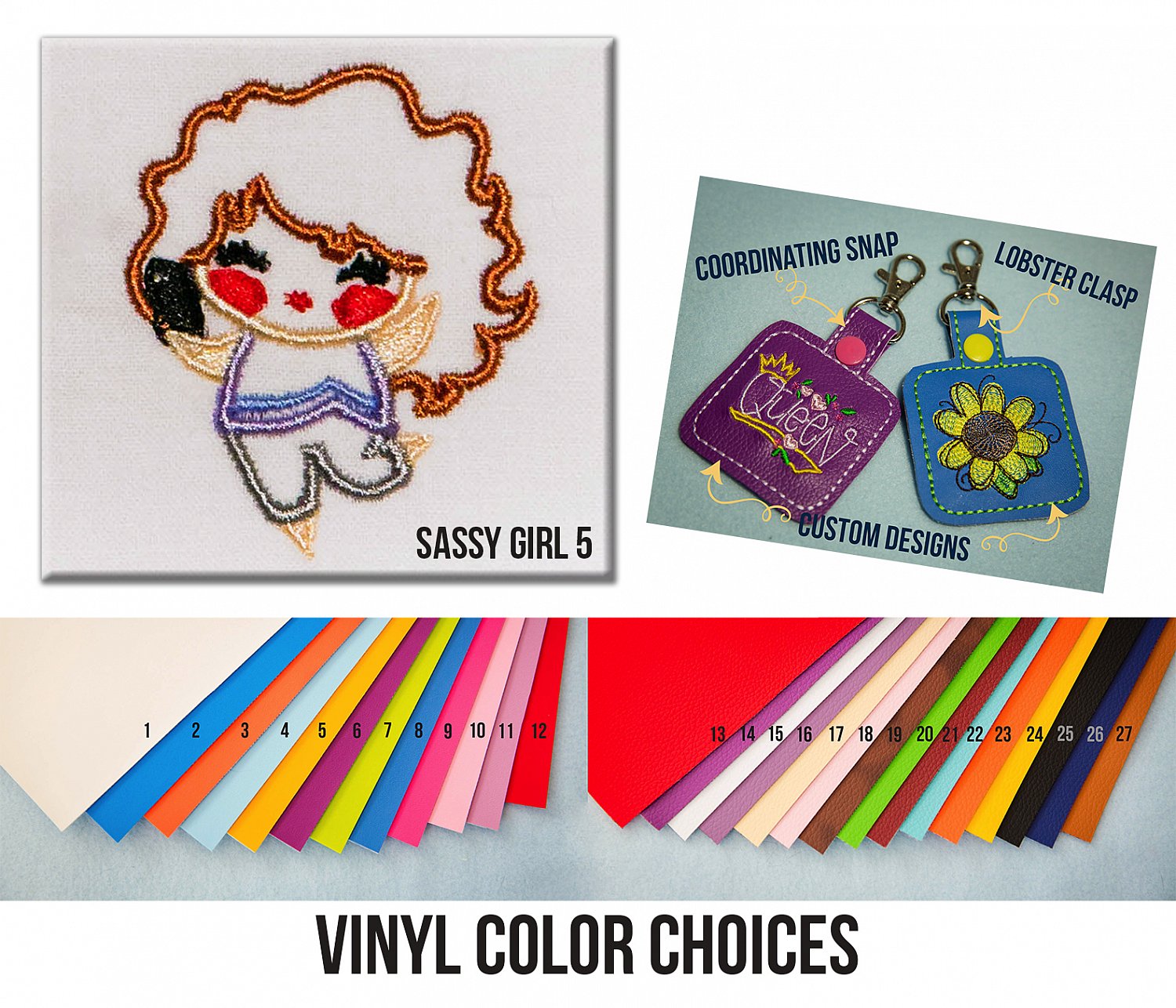 Sassy Girls Key Fobs | Sassy_Girl_5.jpg