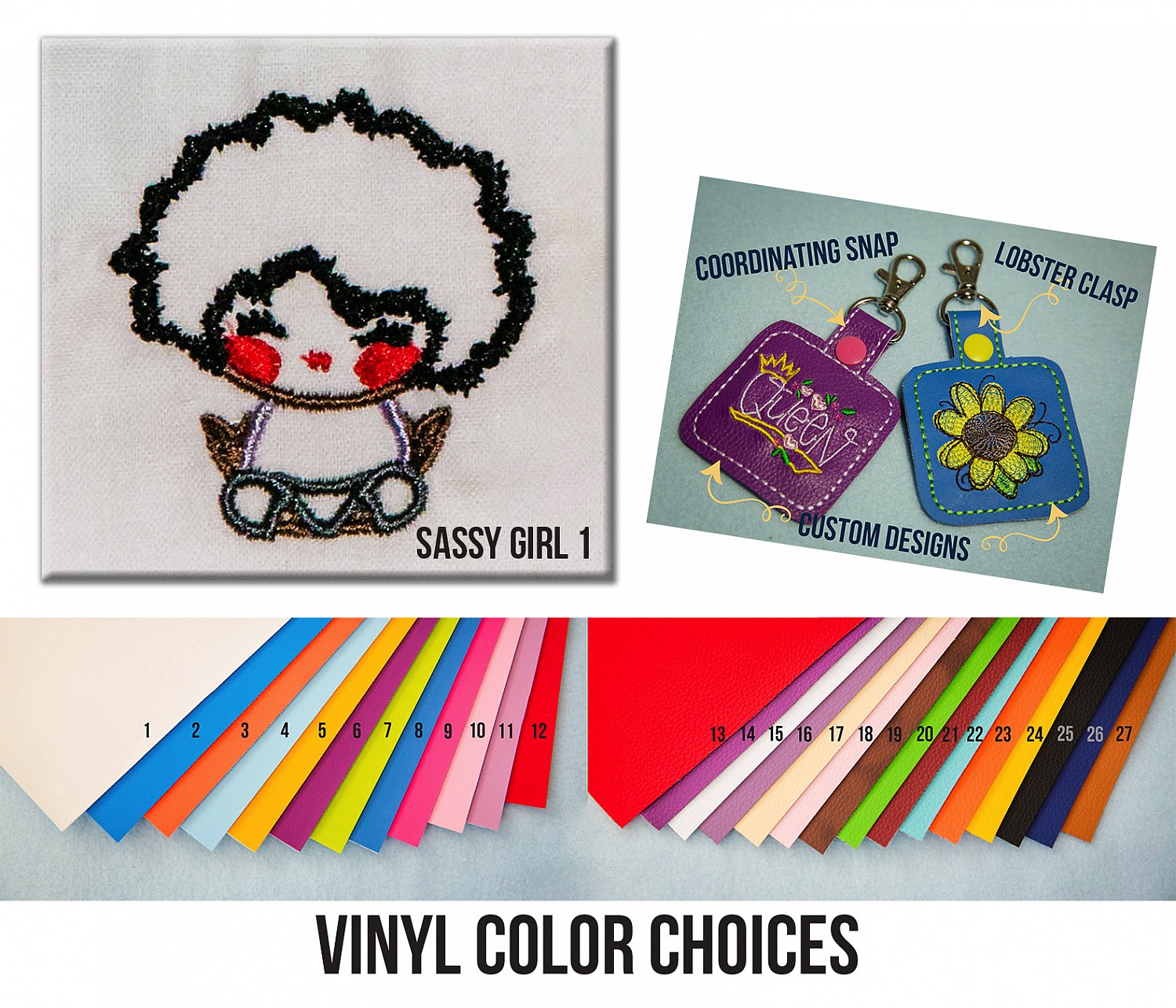 Sassy Girls Key Fobs | Sassy_Girl_1.jpg