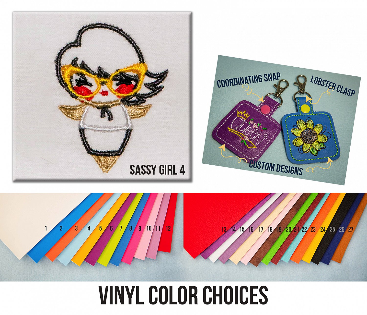 Sassy Girls Key Fobs | Sassy_Girl_4.jpg