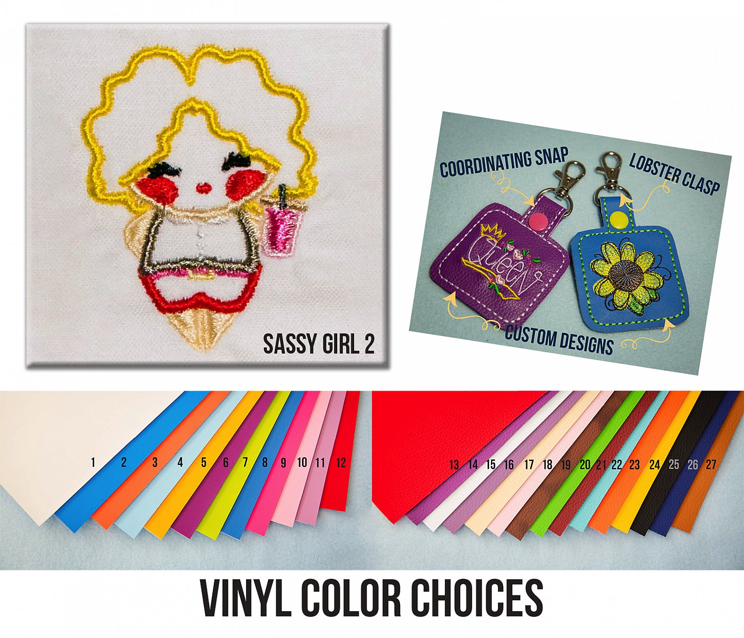 Sassy Girls Key Fobs | Sassy_Girl_2.jpg