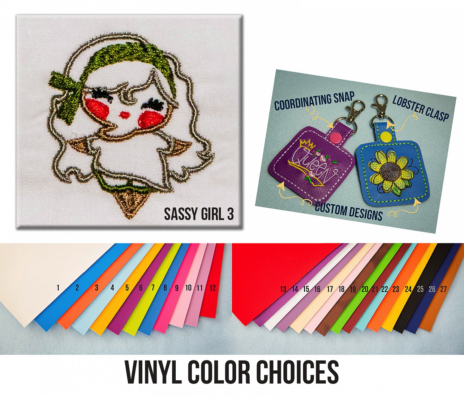 Sassy Girls Key Fobs | Sassy_Girl_3.jpg